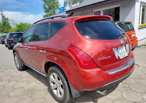 Nissan Murano cena 12500 przebieg: 281790, rok produkcji 2006 z Mieszkowice małe 254